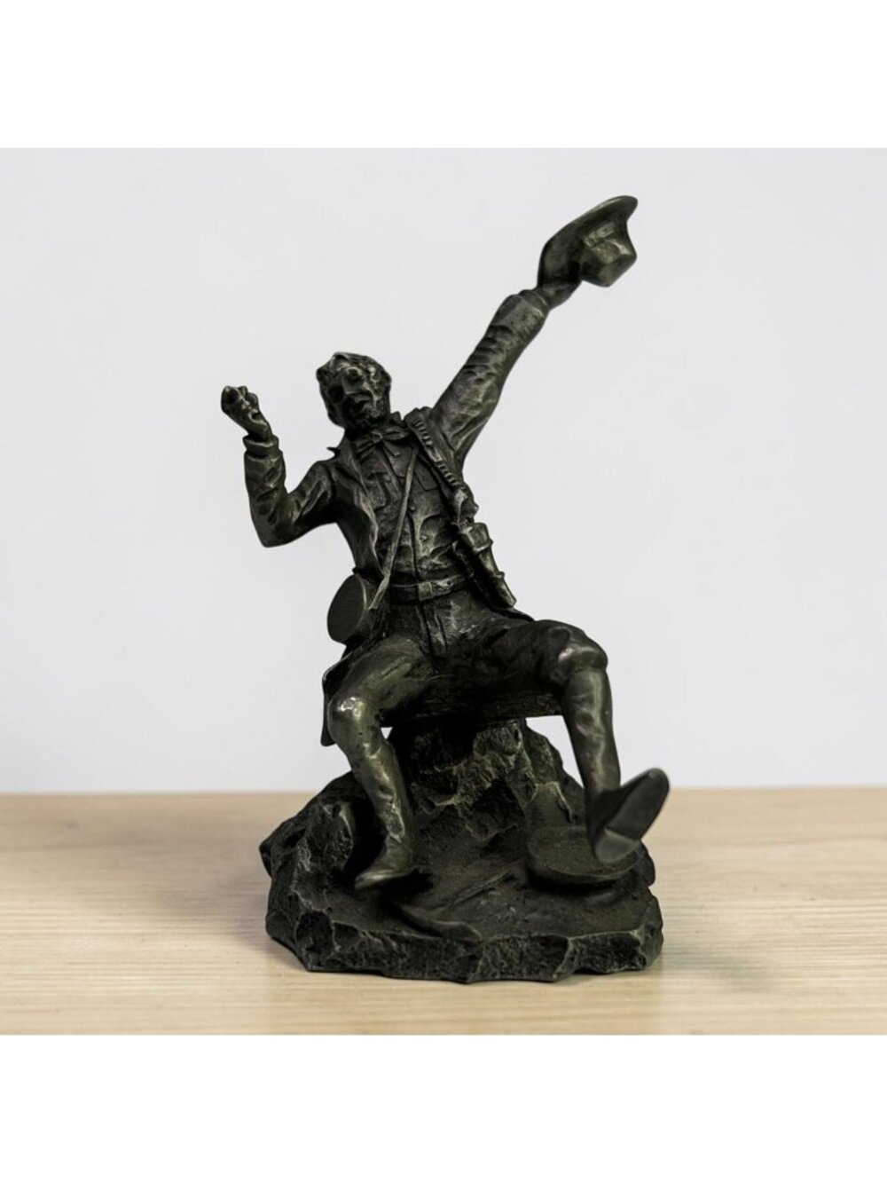 The Saturday Evening Post Gold Rush Figurine Gold! Gold! By Franklin Mint 1978